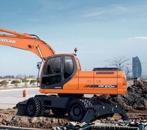 Doosan Daewoo Dx210w Wheel Excavator Service Repair Workshop Manual Pdf