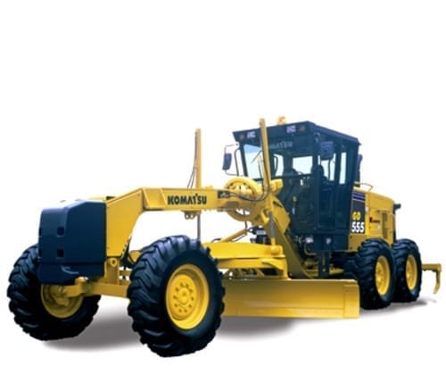 Komatsu GD655-5 operation