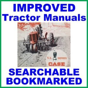 Case Va Vac Vae Vah Vao Tractor & Engine Factory Service Repair Manual