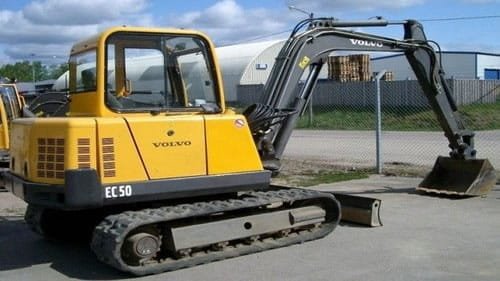 Volvo Ec50 Compact Excavator Parts Manual