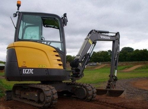 Volvo Ec27c Compact Excavator Service Parts Catalogue Manual