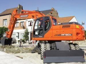 Daewoo Doosan Dx190w-3 Wheeled Excavator Service Catalogue Manual