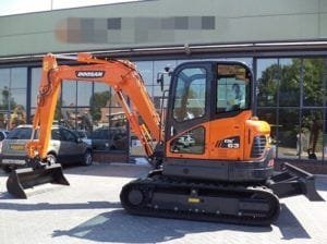 Daewoo Doosan Dx63-3 Mini Crawler Excavator Service Catalogue Manual