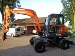 Daewoo Doosan Solar 55w-v Wheeled Excavator Service Parts Manual