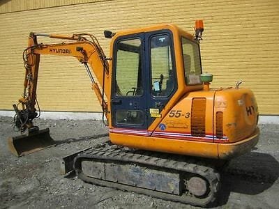 Hyundai Robex 55-3 Crawler Excavator Service Manual