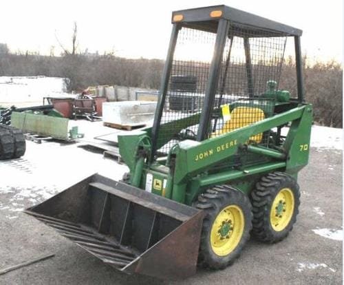John Deere 70 Skid Steer Loader Service Technical Manual tm1072