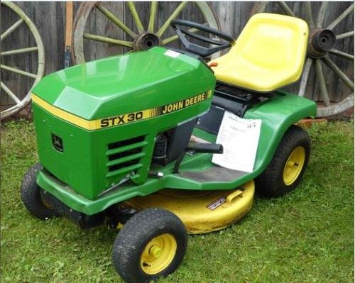 John Deere Stx38 Stx46 Lawn Tractor Operators Manual