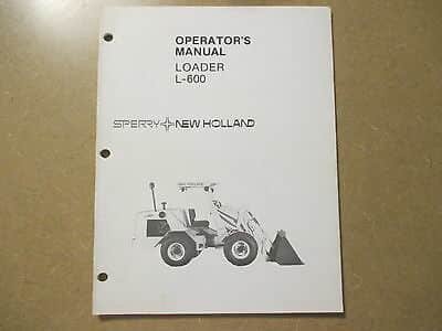 NEW HOLLAND L600 ARTICULATED LOADER MASTER ILLUSTRATED PARTS