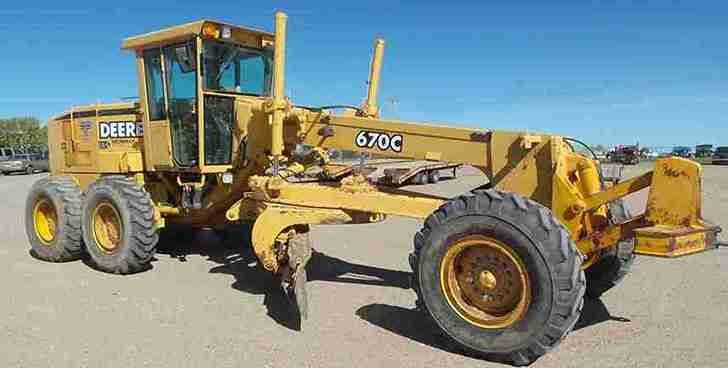 John Deere 670c 670ch 672ch Motor Grader Diagnostic Service Manual