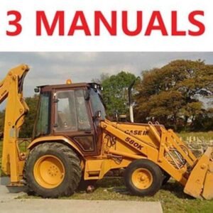 Case 580c Tlb Tractor Service Manual, Owners & Parts Catalog