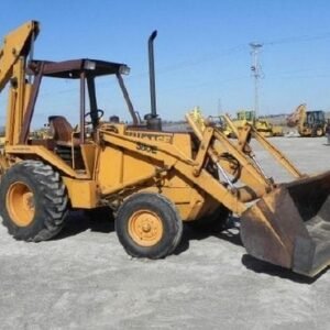 Case 580e Super 580 E Backhoe Loader Service Manual