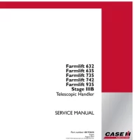 Case IH FARMLIFT 742 Stage IIIB Telescopic Handler Service Manual