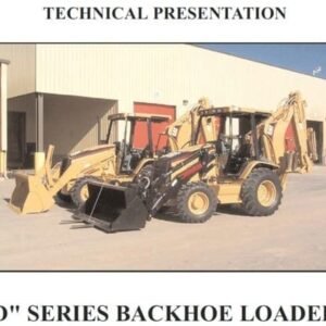 Cat D series backhoe loader carrier Service training