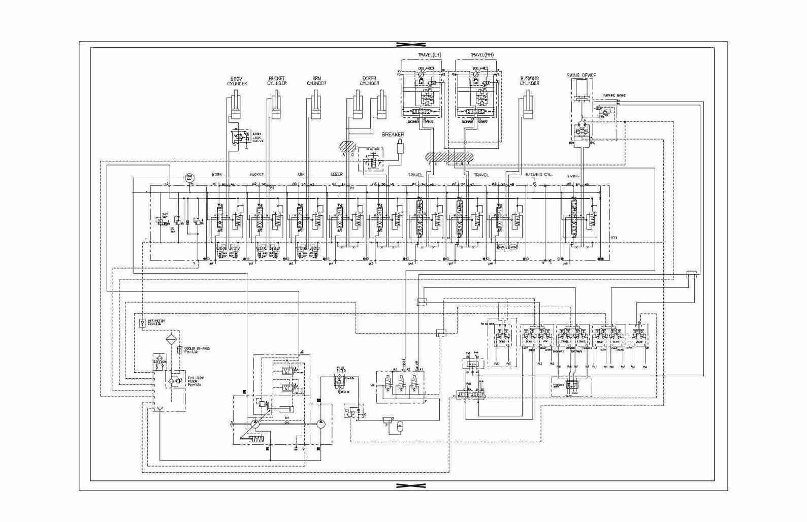Daewoo Doosan Solar 75-V 075-V Schematics Manual