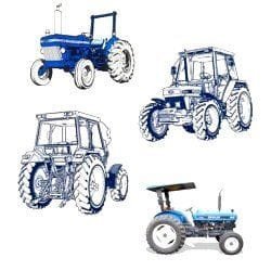 Ford New Holland 1715 3 Cylinder Tractor Illustrated Parts Manual