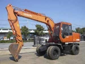 Hitachi Ex100wd-2 Wheeled Excavator Operators Manual