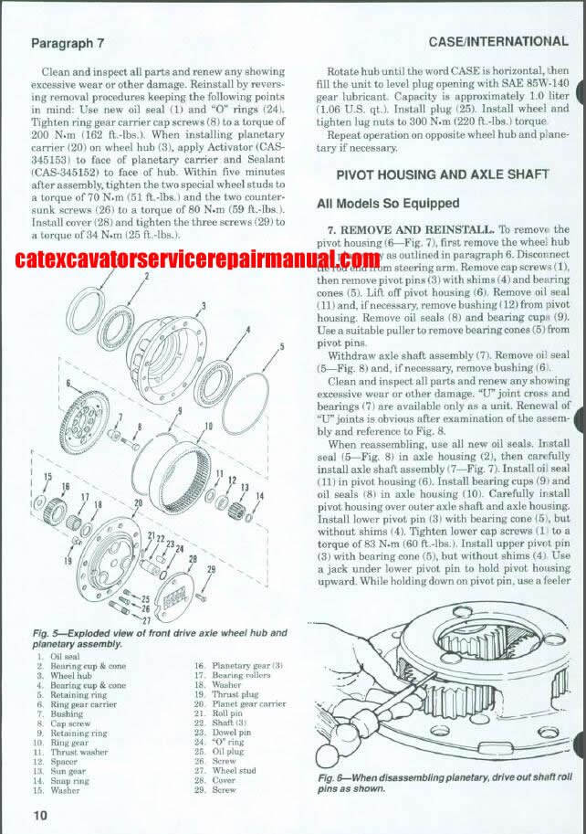 IH Case 5120 5130 5140 Tractor Service Repair Manual