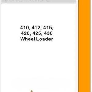 JCB 410, 412, 415, 420, 425, 430, 430Z, 430ZX Service Manual