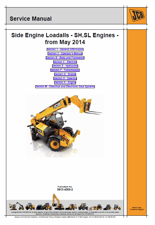 Cat Repair Manual (PDF) Jcb 531-70 535-95 Telescopic Service Manual