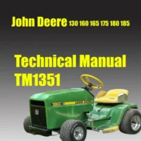 John Deere 130 160 165 Hydro Service Manual