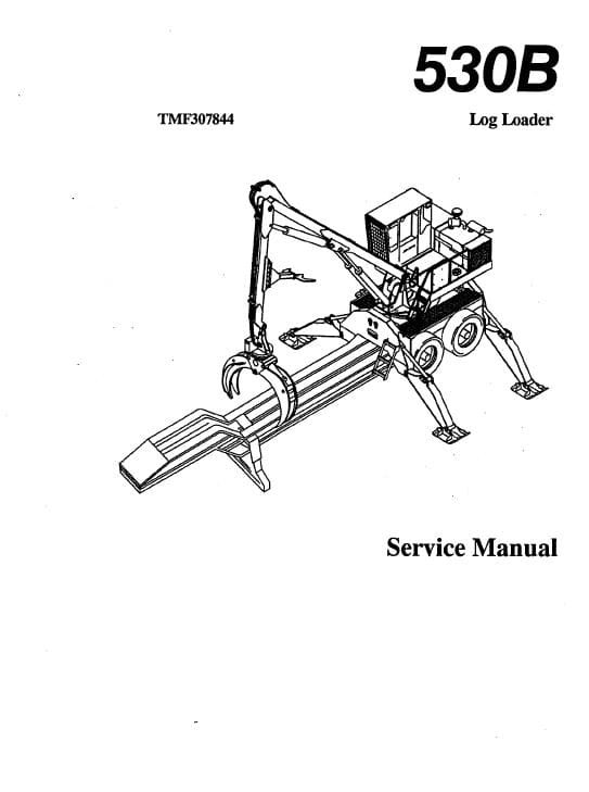 John Deere Timberjack 530 Log Loaders Workshop Manual TMF307816