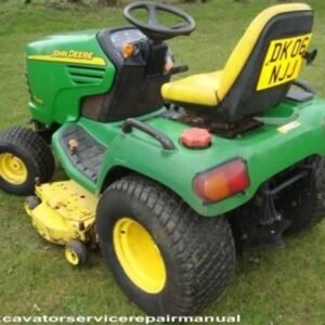 John Deere X495 X595 Specs Garden Tractor Factory Service Manual