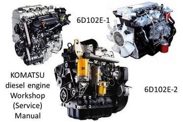 Cat Repair Manual (PDF) Komatsu 102 Series Engine Shop Manual