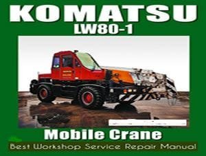 Komatsu LW80-1 Mobile Crane Service Repair Manual