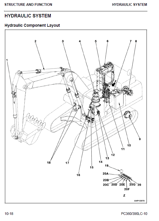 Komatsu Pc360lc-10 Hydraulic Excavator Service Repair Manual