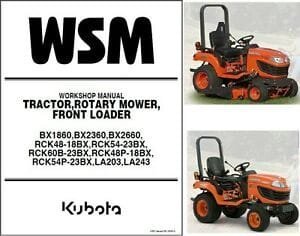 Kubota Bx1860 Bx2360 Bx2660 Service Repair Manual