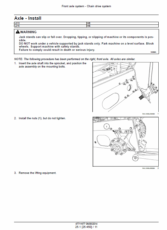 New Holland L213 Skid Steer Loader Service Repair Manual