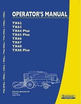 Cat Repair Manual (PDF) New Holland Tx62 67 Operators Manual