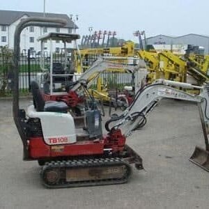 Takeuchi Tb108 Operators Manual Parts Manuals
