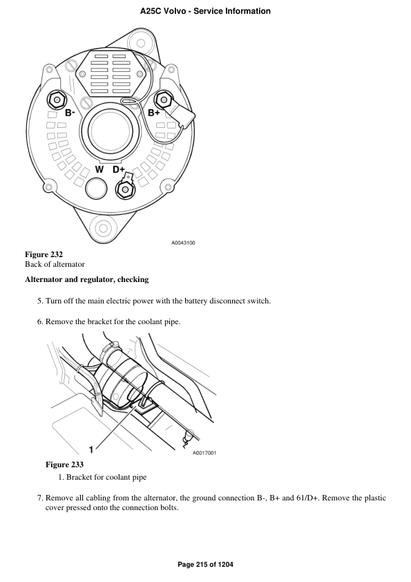 Cat Repair Manual (PDF) Volvo A25C Dump Truck Service Manual