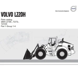 Volvo L220h Wheel Loader Parts Catalog Manual