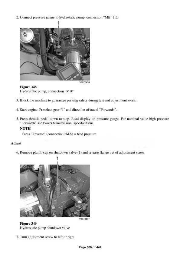 Volvo Zl402c Compact Wheel Loader Service Manual