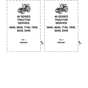 Ford New Holland 5640 6640 7740 Tractor Service Workshop Manual