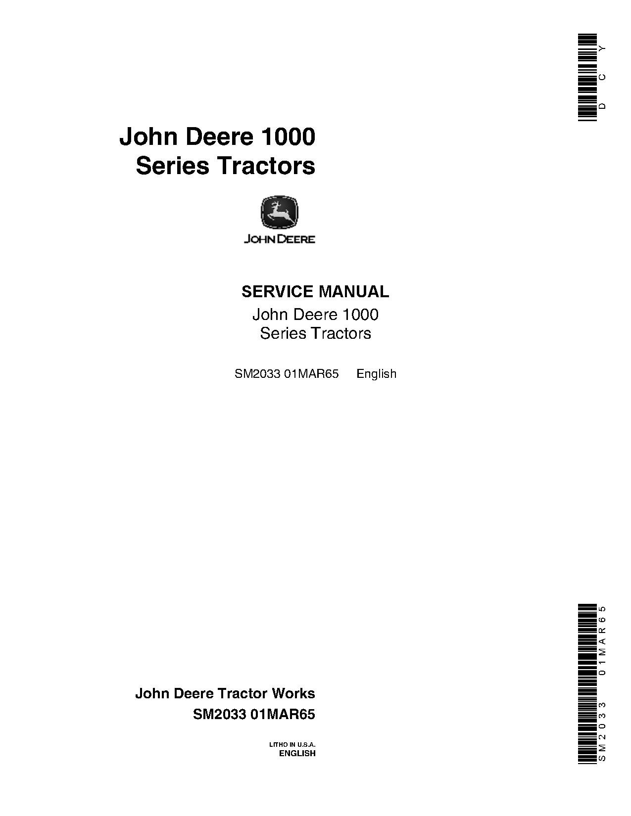 John Deere 1010 1010U 1010R